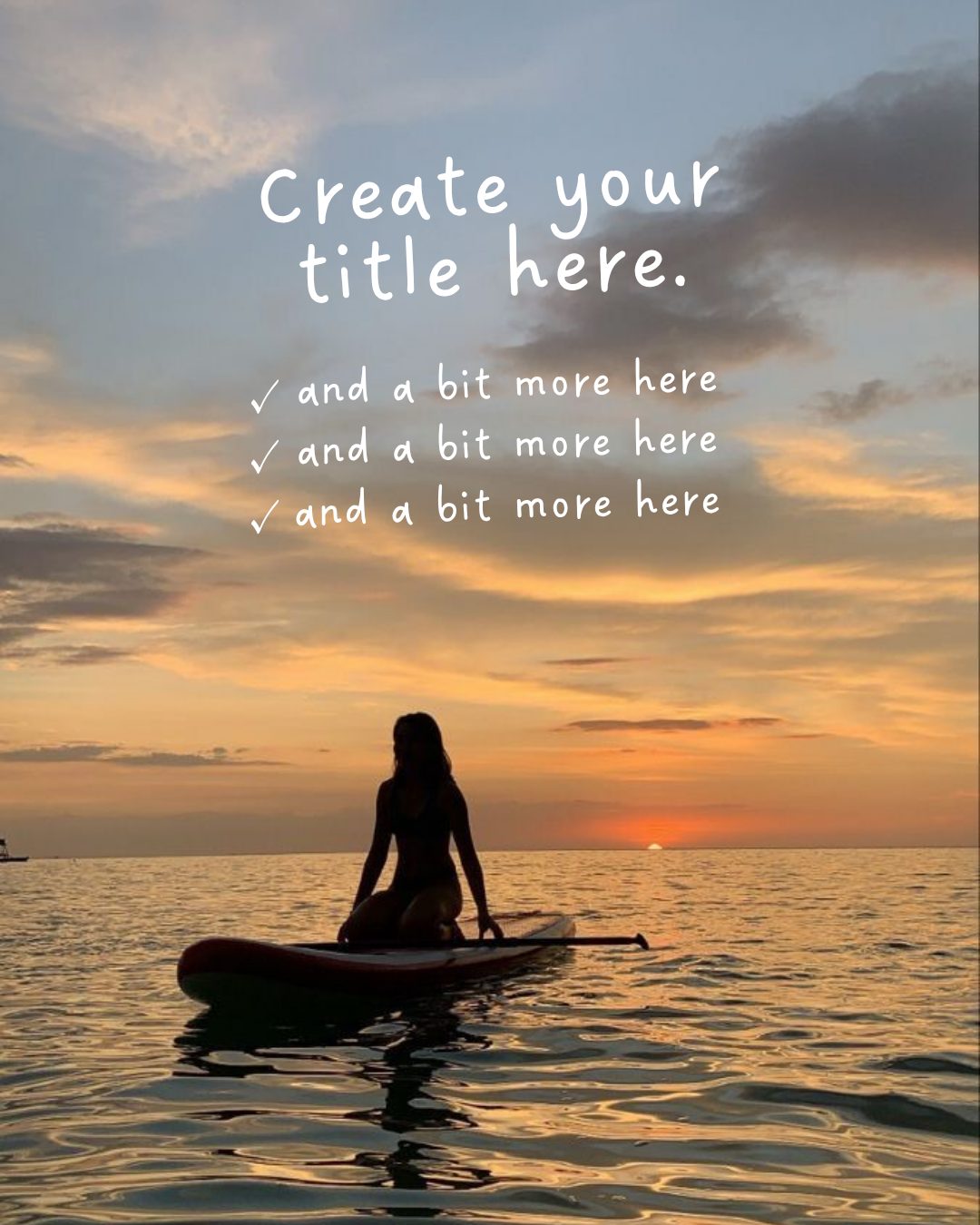 Editable content template